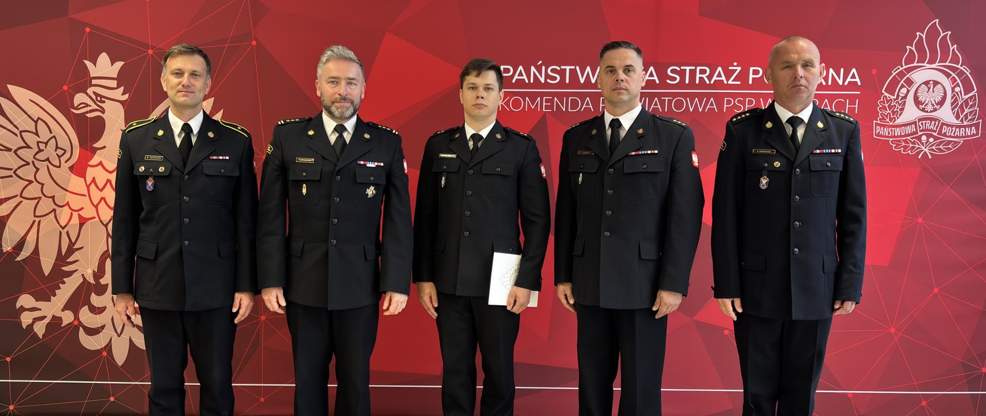 Zmiana kadrowa w KP PSP w Żarach - mł. kpt. inż. Piotr Pałęga w Wydziale Operacyjno-Kontrolno-Rozpoznawczym