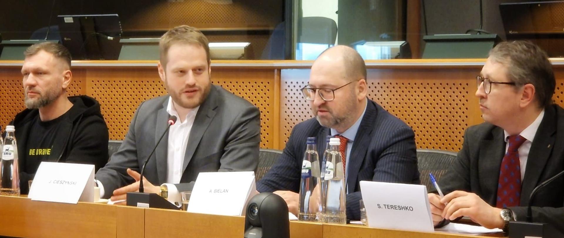 Zdjęcie konferencja w Brukseli 9.02