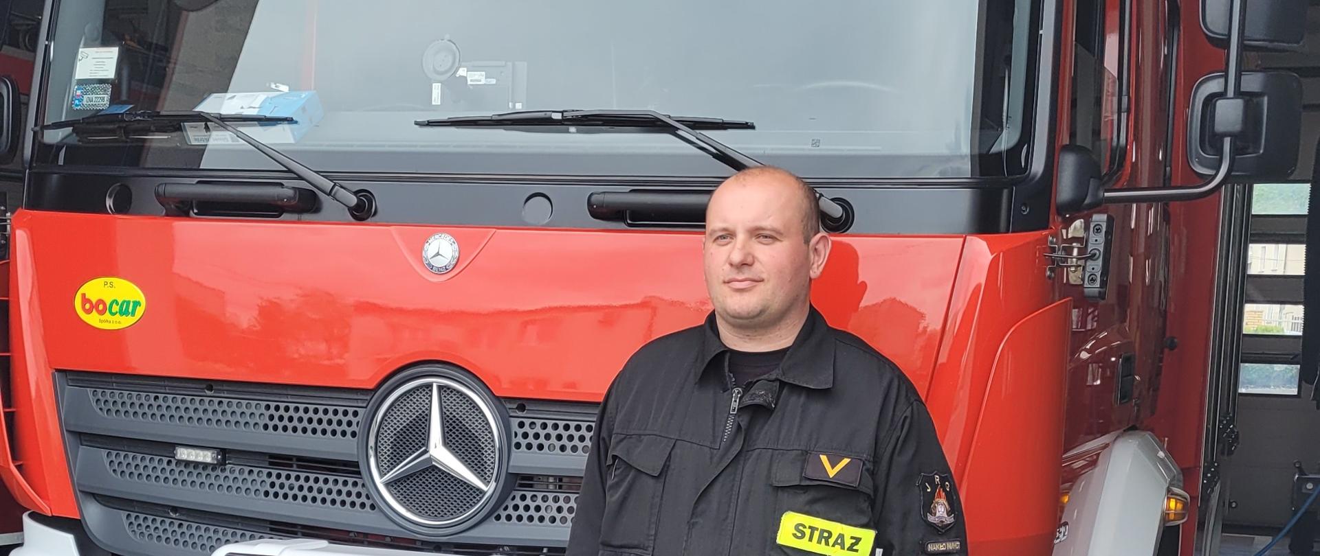 Na zdjęciu ogn. Adam Borzych