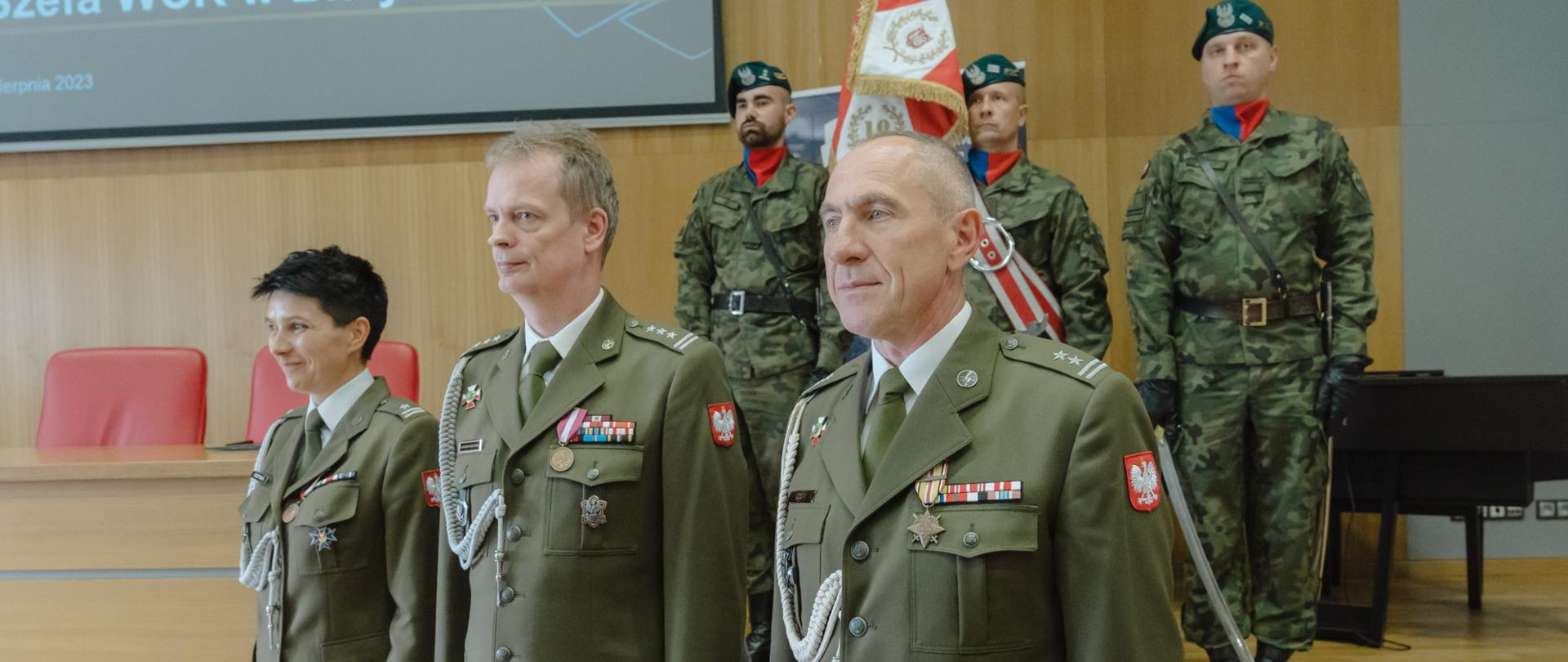 Uroczyste przekazanie obowiązków Szefa Wojskowego Centrum Rekrutacji w Białymstoku