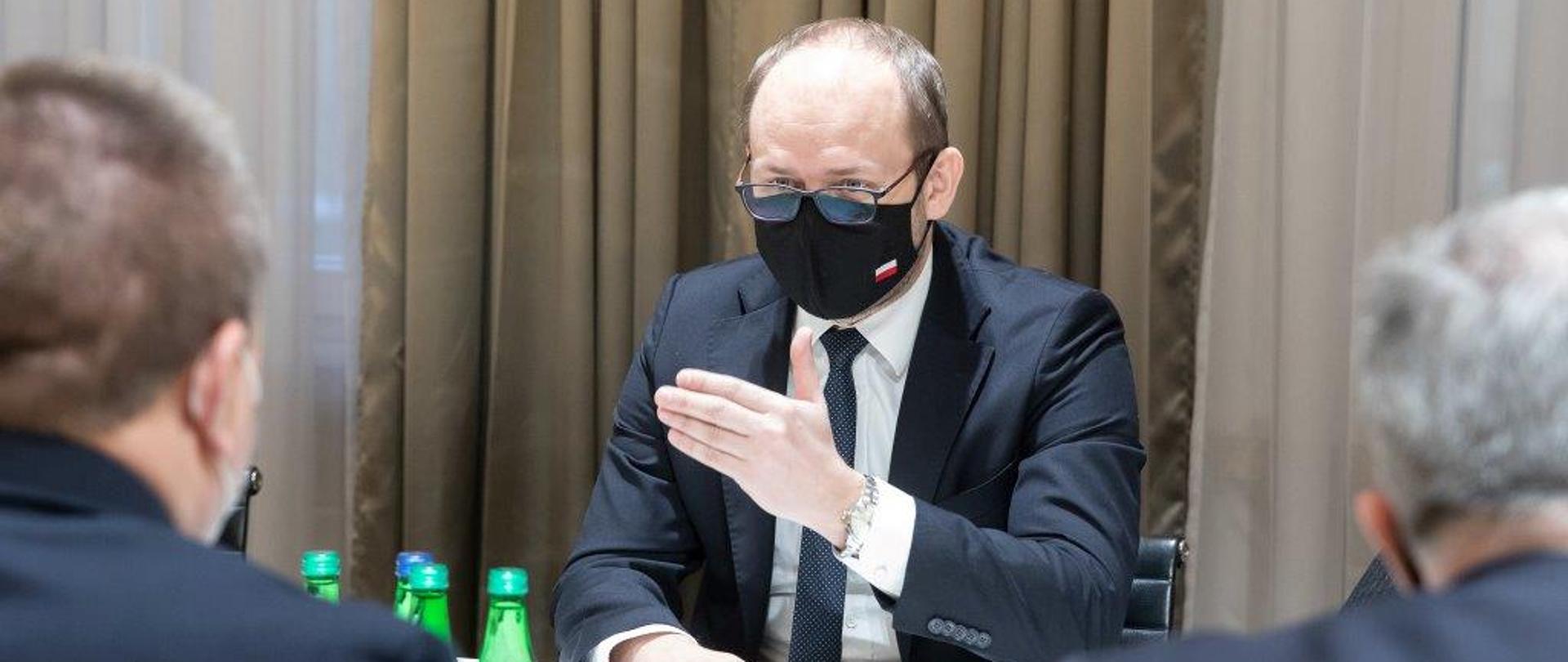 Wiceminister Przydacz na spotkaniu z wiceszefem litewskiej dyplomacji