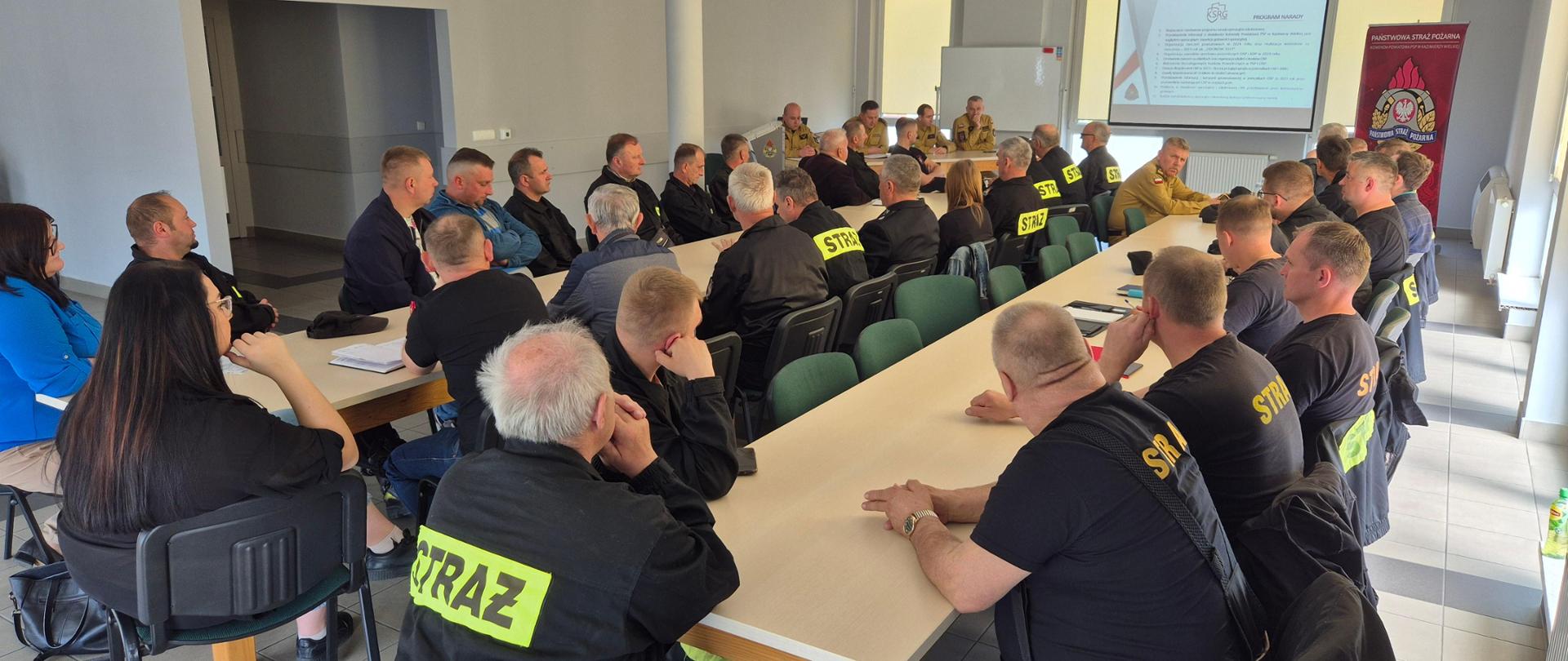 Narada operacyjno szkoleniowa dla jednostek OSP z terenu powiatu kazimierskiego