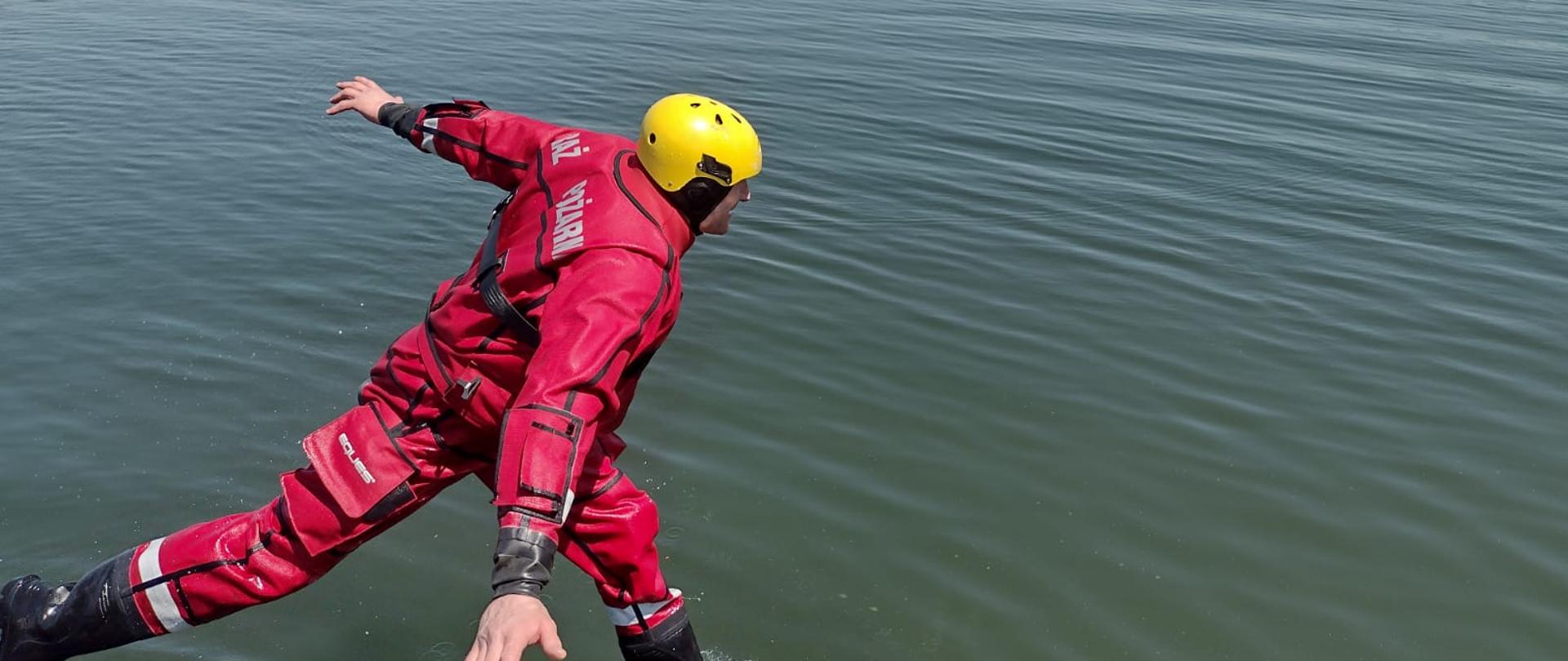 Ćwiczenia na jeziorze Skarlińskim
