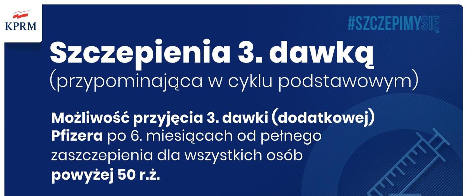 Szczepienie Covid-19 3 dawka
