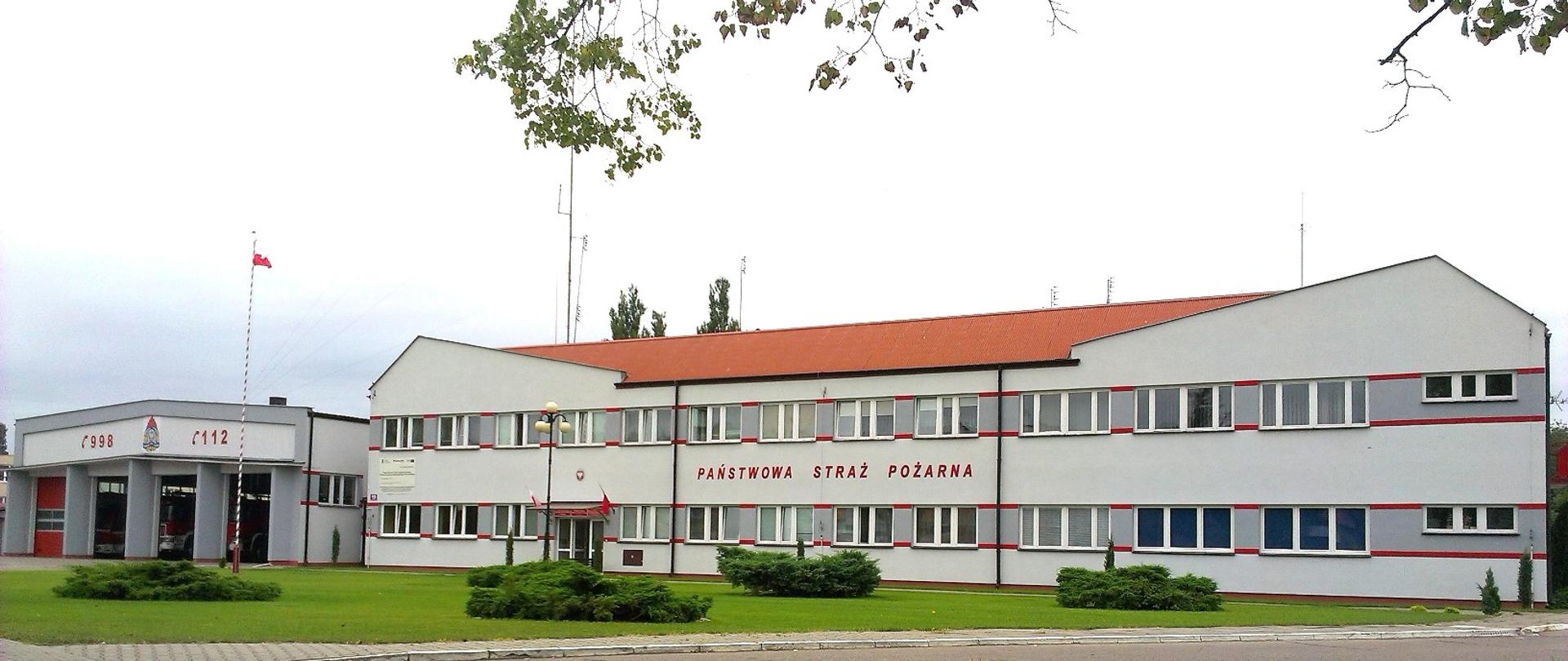 Zdjęcie budynku Komendy Powiatowej Państwowej Straży Pożarnej w Pułtusku