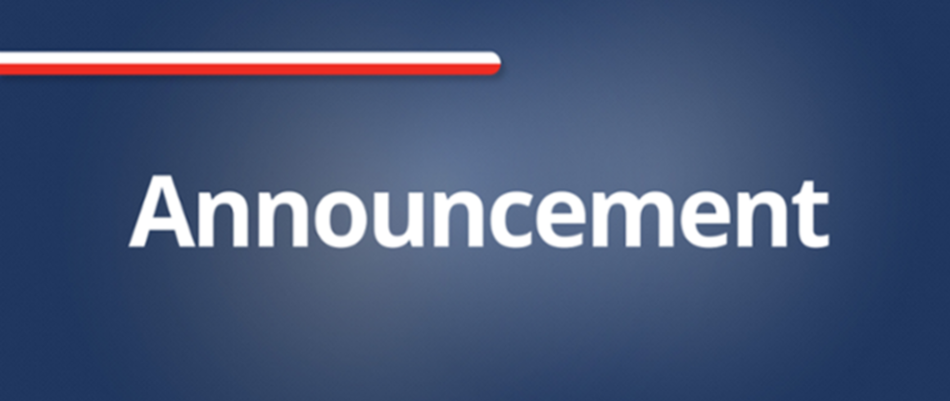 announcement