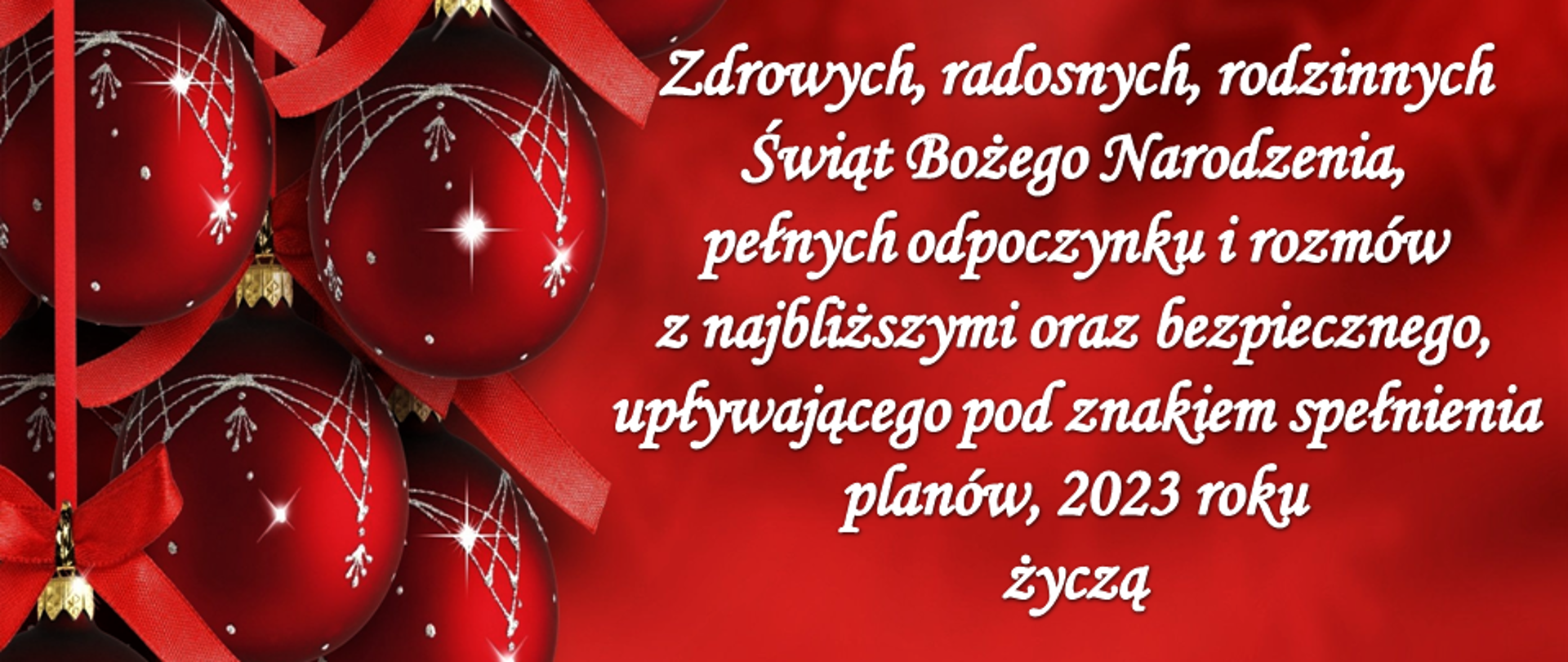 Życzenia Bożonarodzeniowe i noworoczne w formie graficznej