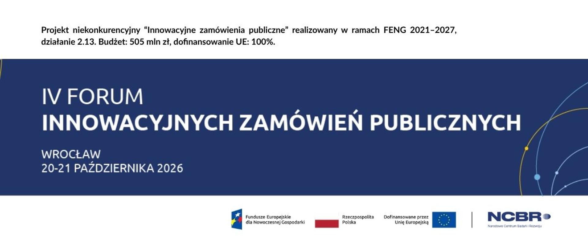 IV Forum Innowacyjnych Zamówień Publicznych, Wrocław