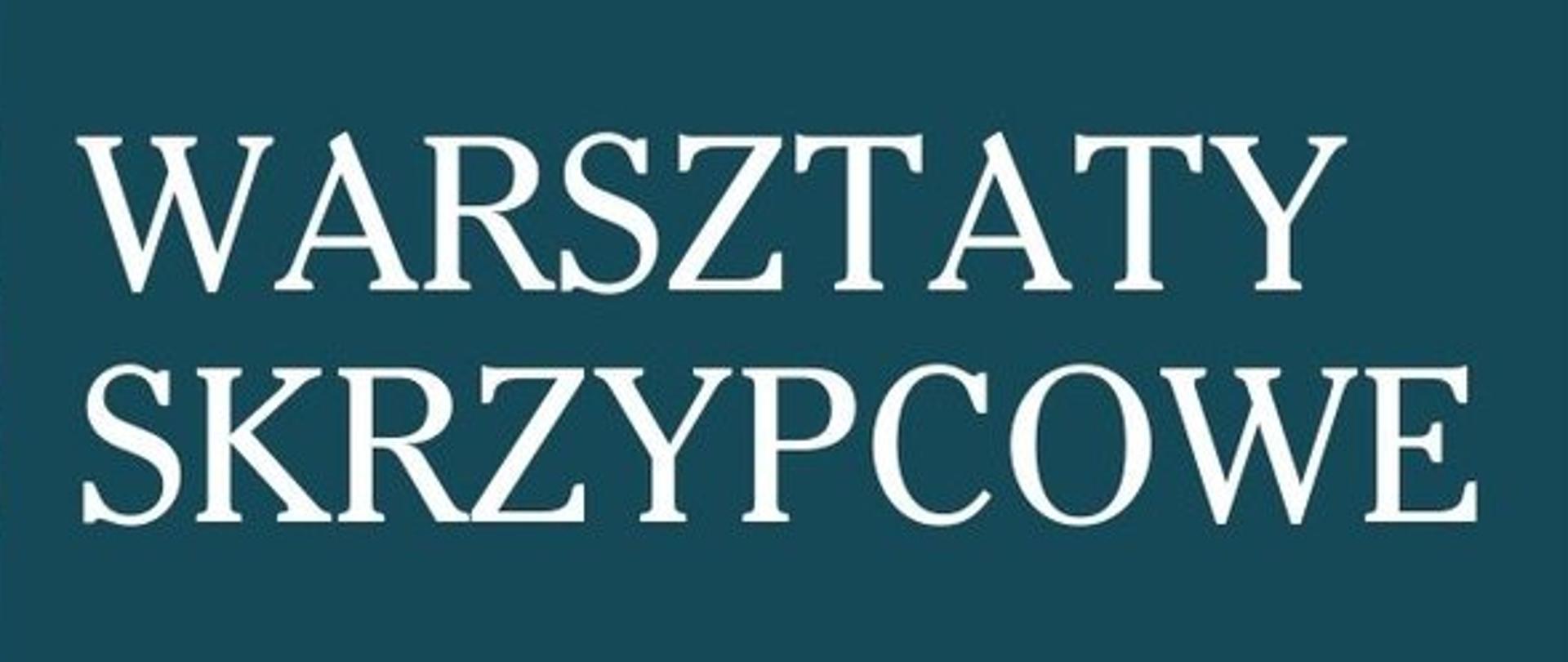Po lewej stronie zdjęcie kobiety ze skrzypcami, po prawej u góry na zielonym tle logo szkoły, tekst w kolorze białym: Warsztaty skrzypcowe dr hab. Anna Wandtke-Wypych Akademia Muzyczna im. S. Moniuszki w Gdańsku. Serdecznie zapraszamy wszystkich uczniów i rodziców na wykład na temat :Jak skutecznie ćwiczyć na instrumencie. 18 marca 2024 sala koncertowa godz. 17.0O