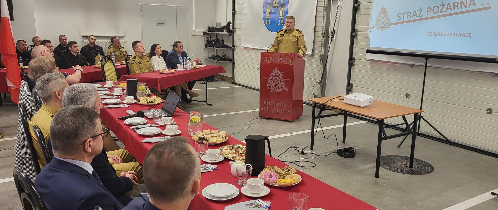 Odprawa podsumowująca działalność komendy miejskiej w 2023 roku