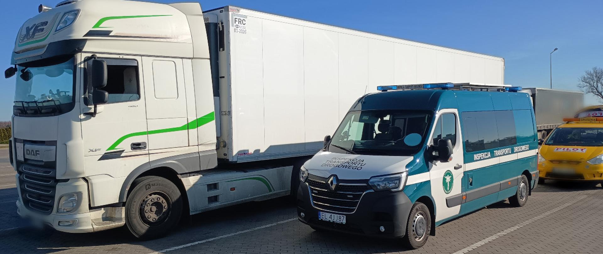 Kontrole międzynarodowych przewozów drogowych w Sieradzu 