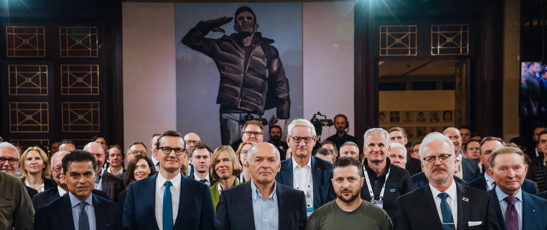 Premier Mateusz Morawiecki podczas XVII Konferencji Yalta European Strategy „Ukraine: defending all our Freedom” w Kijowie.