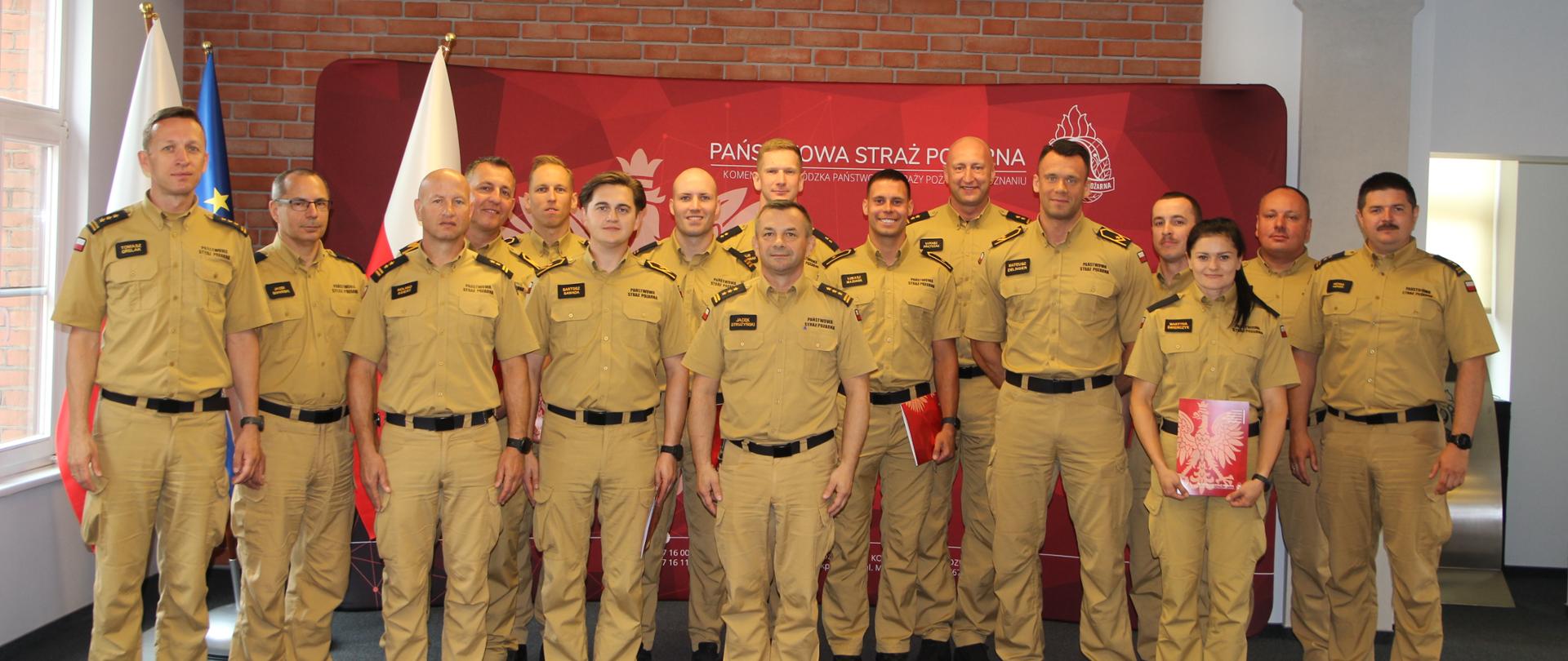 Spotkanie Wielkopolskiego Komendanta Wojewódzkiego PSP z mistrzami KPP i FireFit