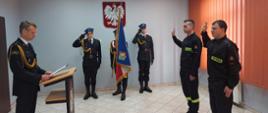 Ślubowanie w Komendzie Miejskiej PSP w Gliwicach