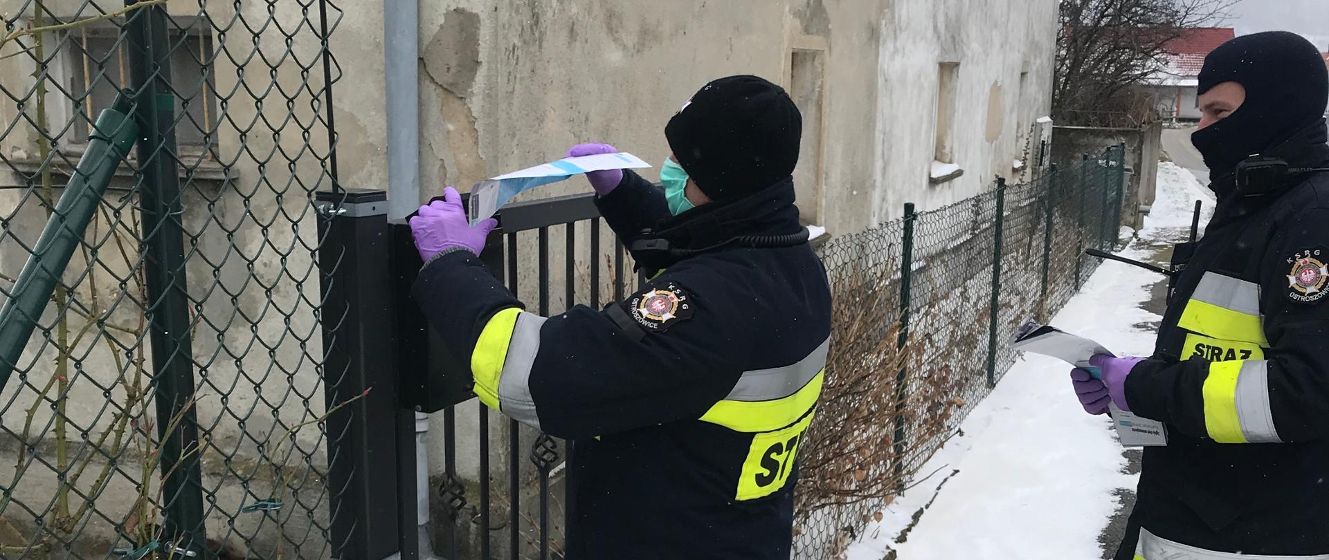 Dystrybucja ulotek informacyjnych 