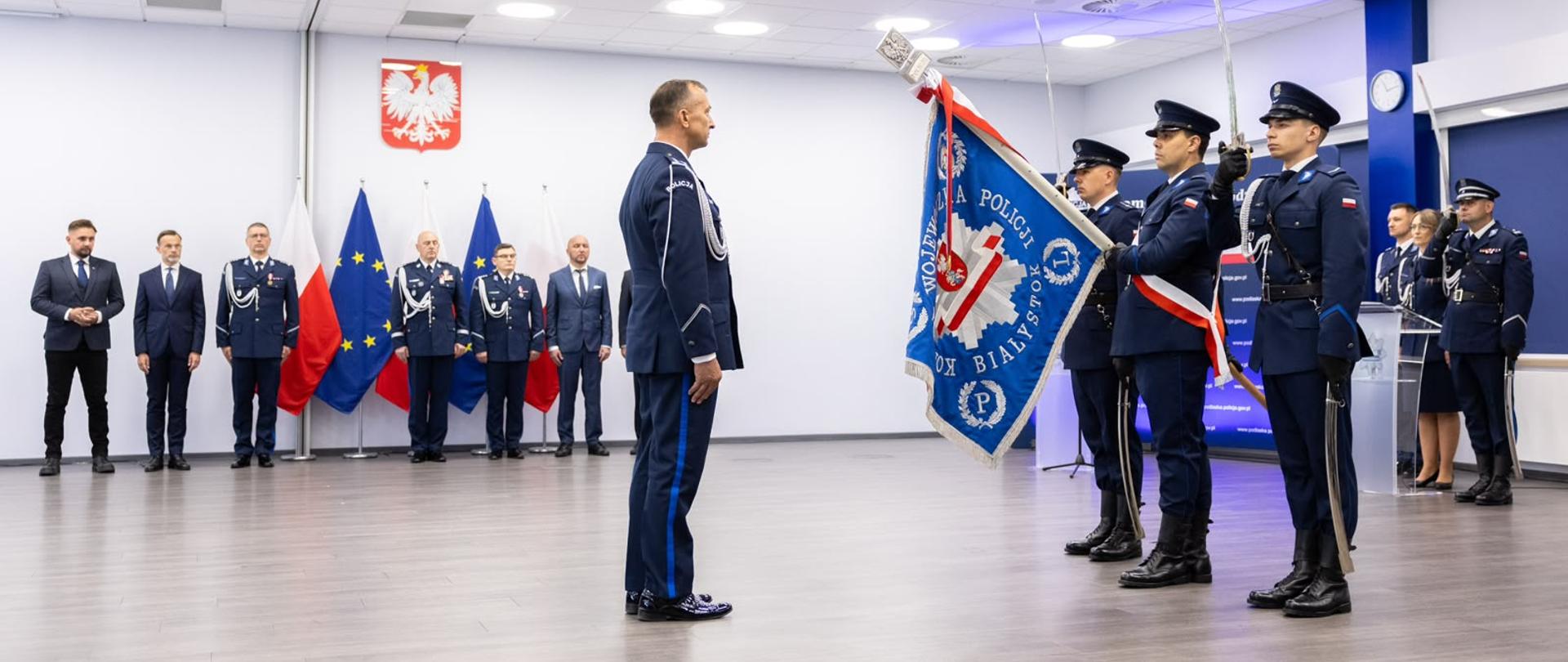 Insp. Mariusz Kryszkowski został dziś nowym Komendantem Wojewódzkim Policji w Białymstoku