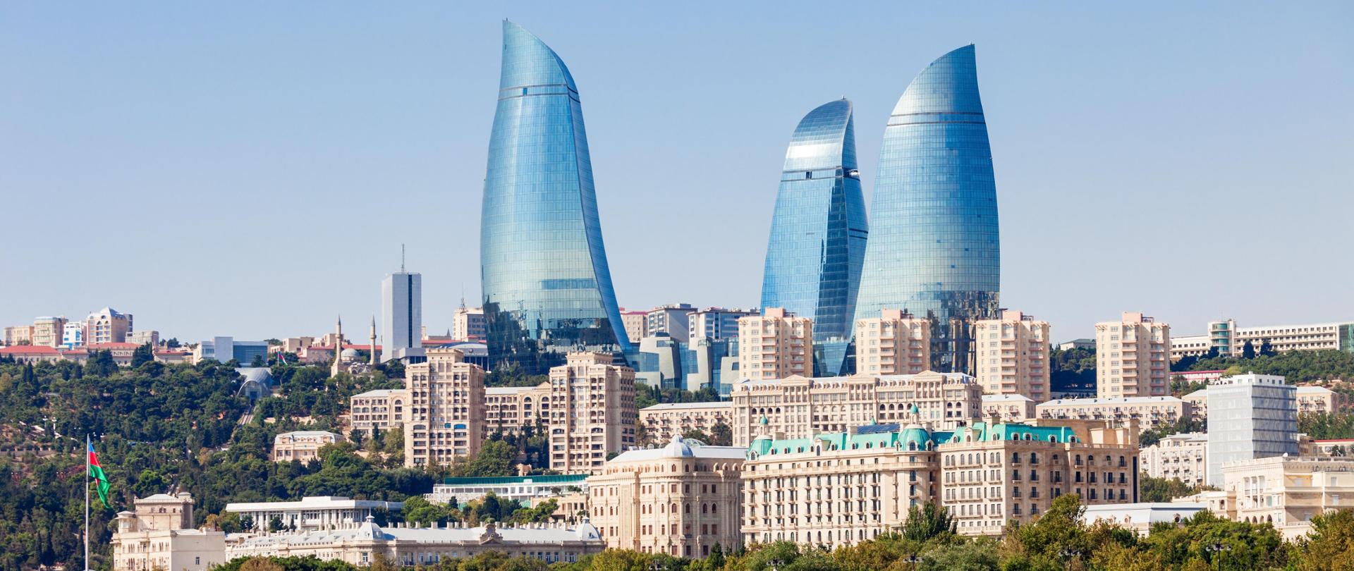 Ogniste Wieże w Baku
