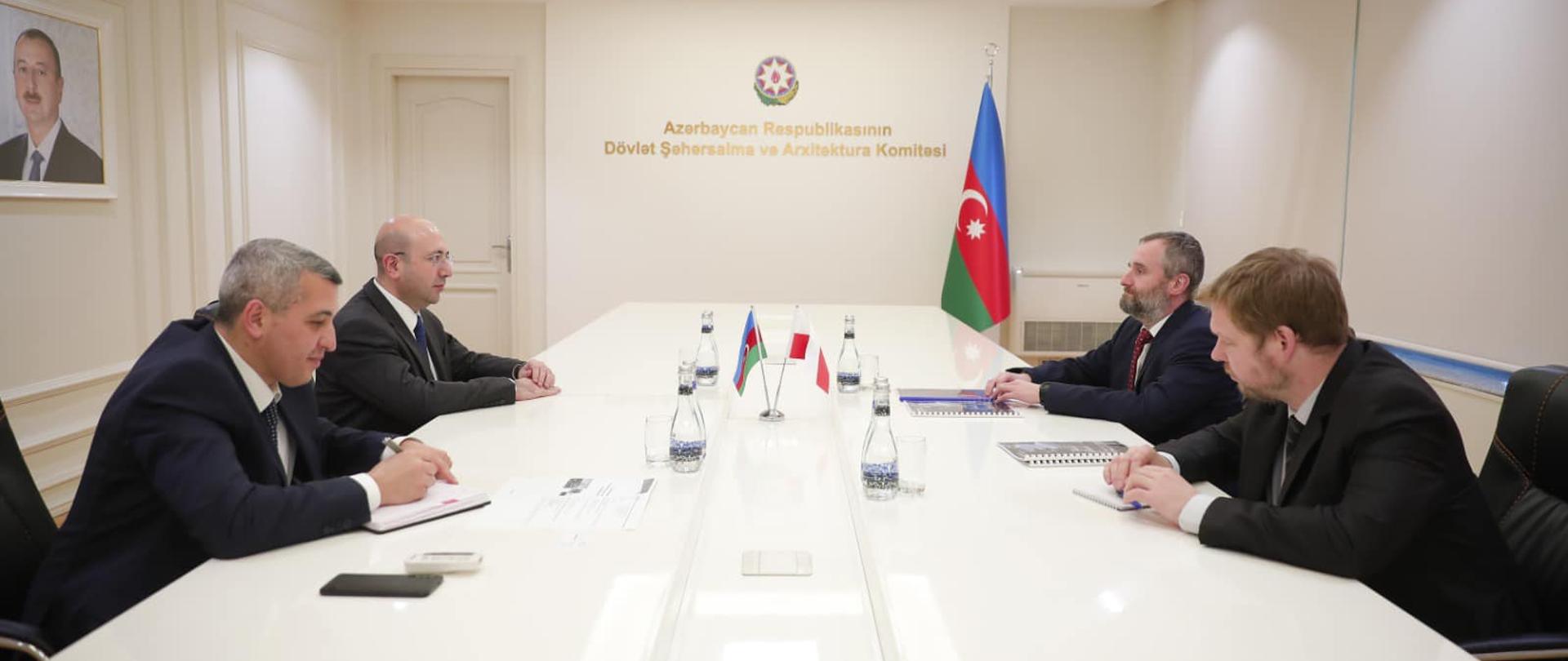 Spotkanie z szefem Państwowego Komitetu Planowania Urbanistycznego i Architektury Azerbejdżanu (7.02.2023)