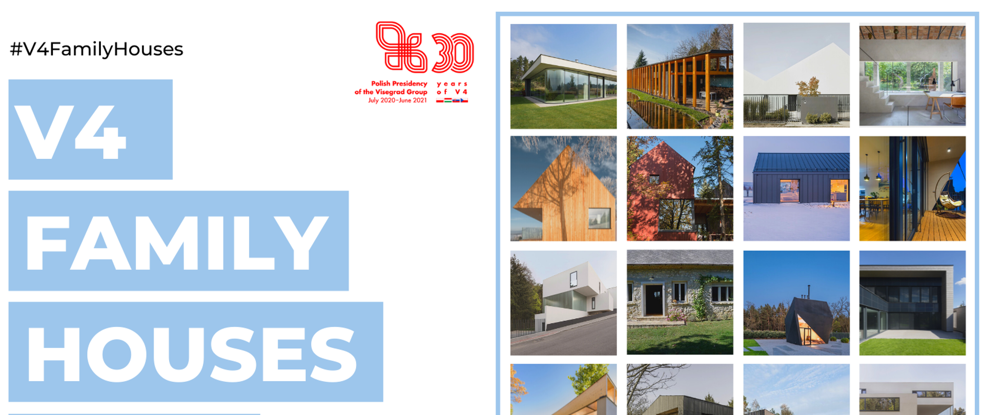 V4 Family Houses. Online exhibition and panel discussion on architecture.