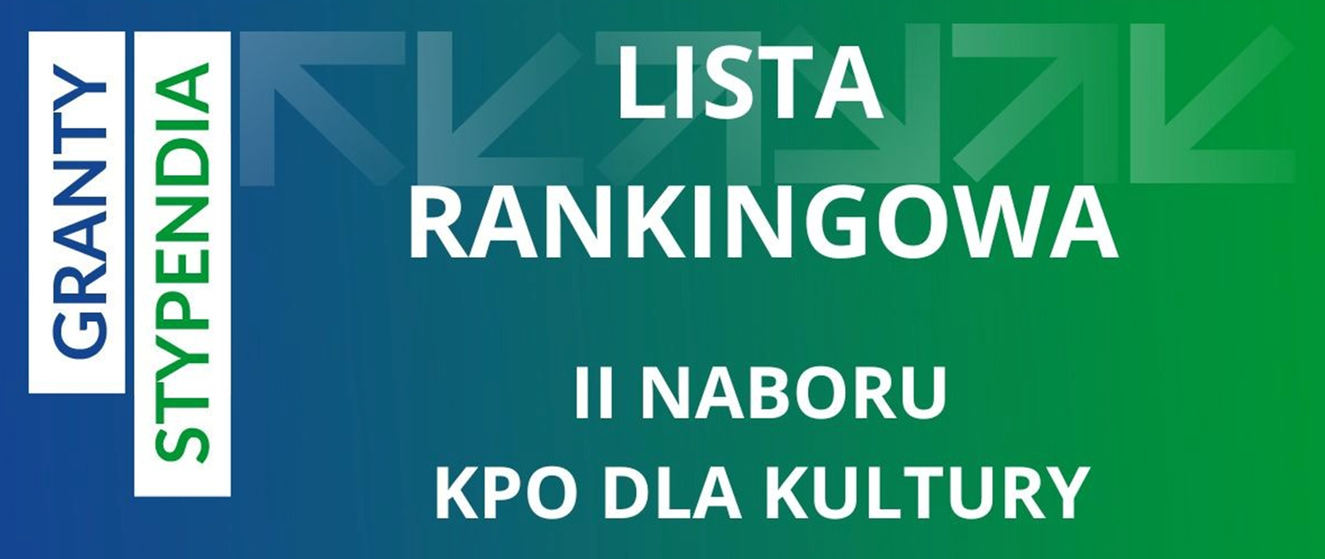 KPO dla kultury - wyniki II naboru