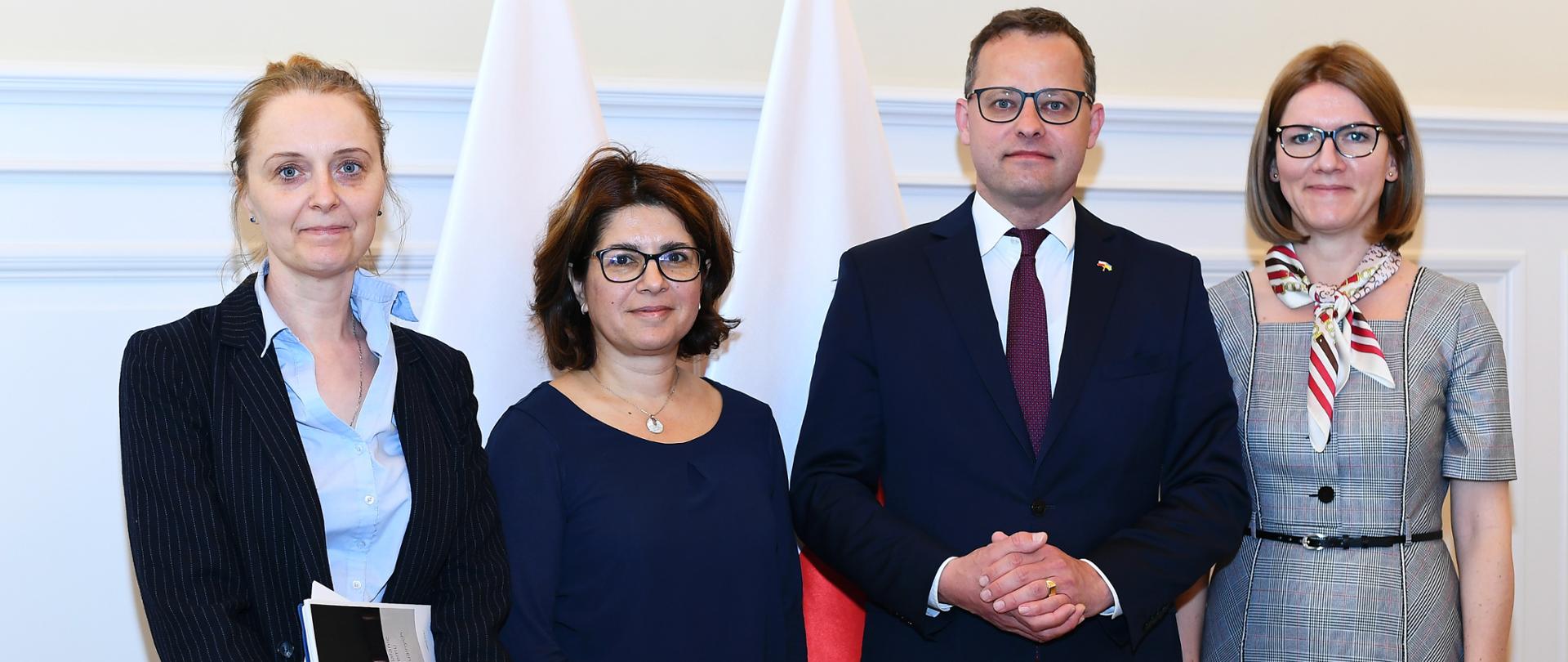 Spotkanie wiceministra Marcina Romanowskiego z przedstawicielami UNICEF