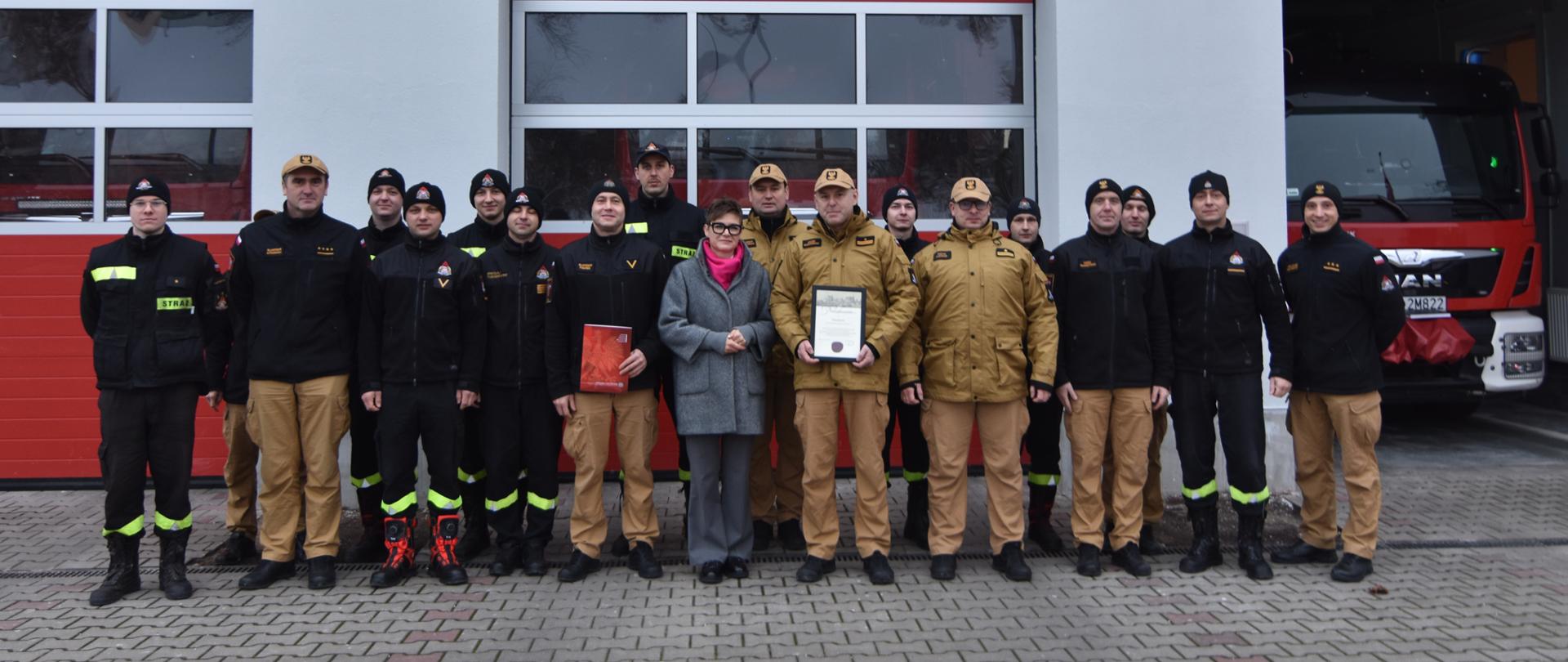Podziękowania władz miasta Wągrowca dla strażaków JRG Wągrowiec