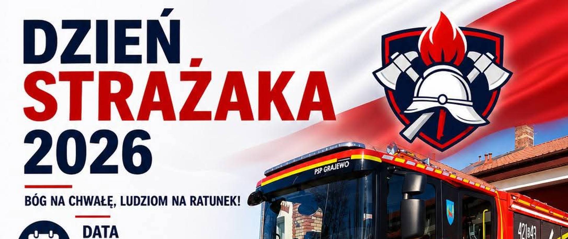 Zaproszenie na Powiatowe Obchody Dnia Strażaka 2026 w Ławsku