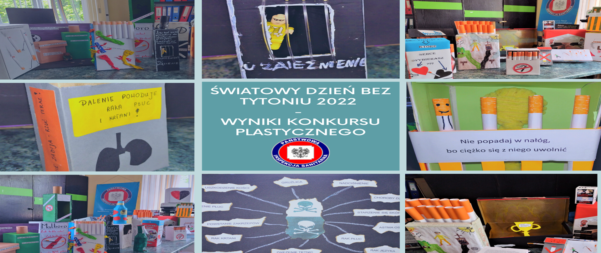 Światowy Dzień bez Tytoniu 2022 - wyniki konkursu plastycznego