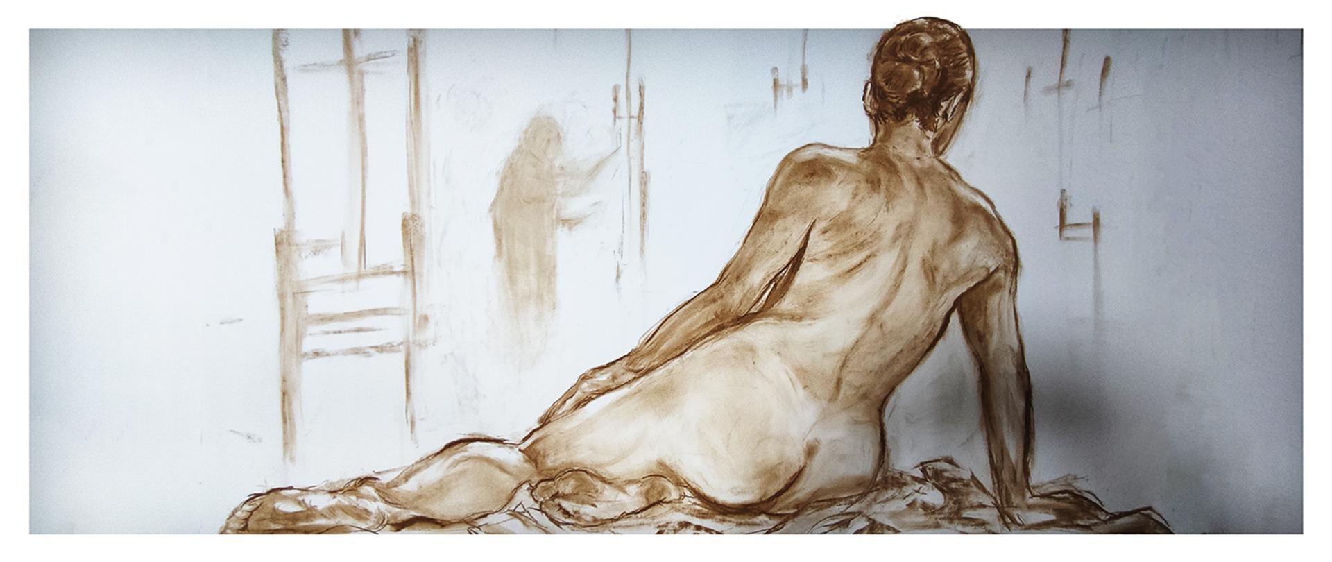 akt kobiecy, rysunek