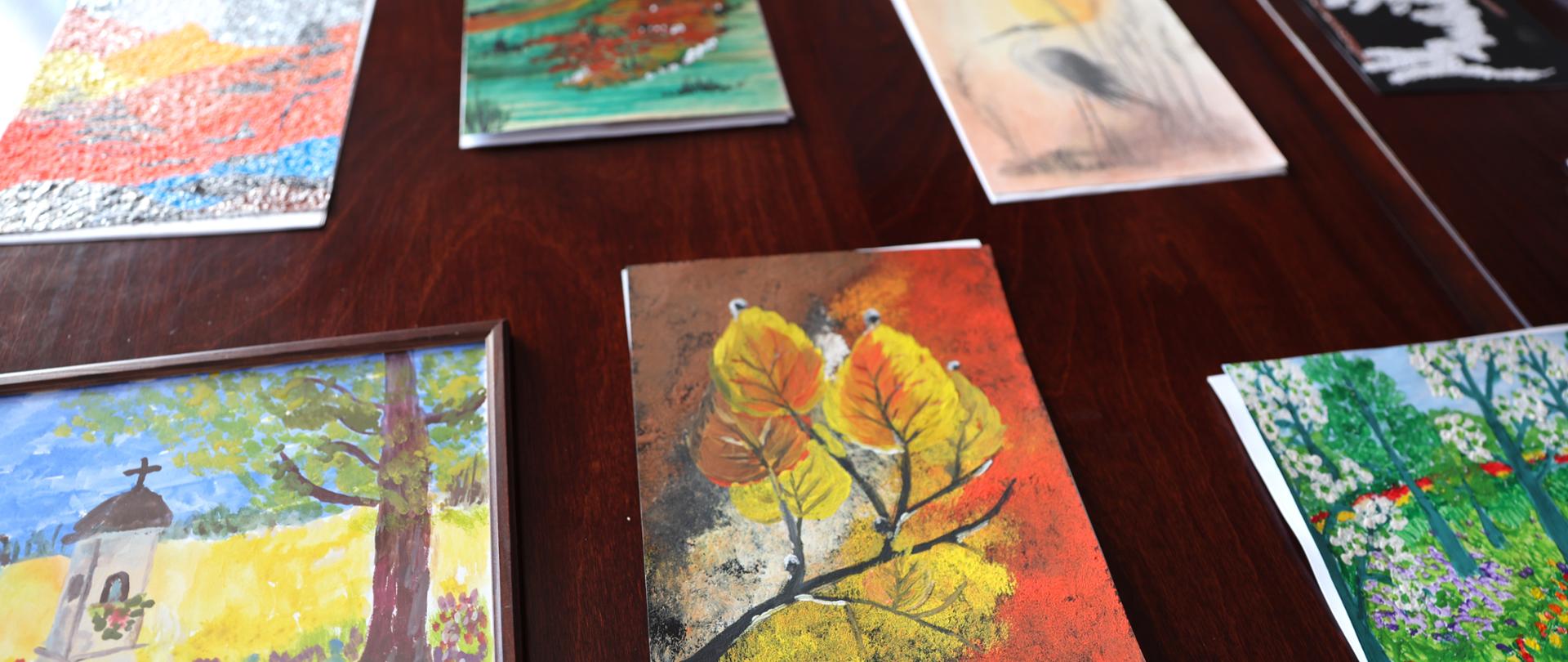 prace w ramach konkursu „Cztery pory roku – pejzaże Mazowsza”