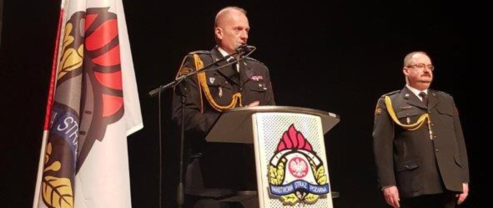 Przemówienie Komendanta Wojewódzkiego PSP