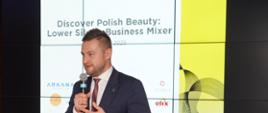 Discover Polish Beauty - Lower Silesia Business Mixer - przemówienie Wicemarszałka Województwa Dolnośląskiego, Michała Rado.
