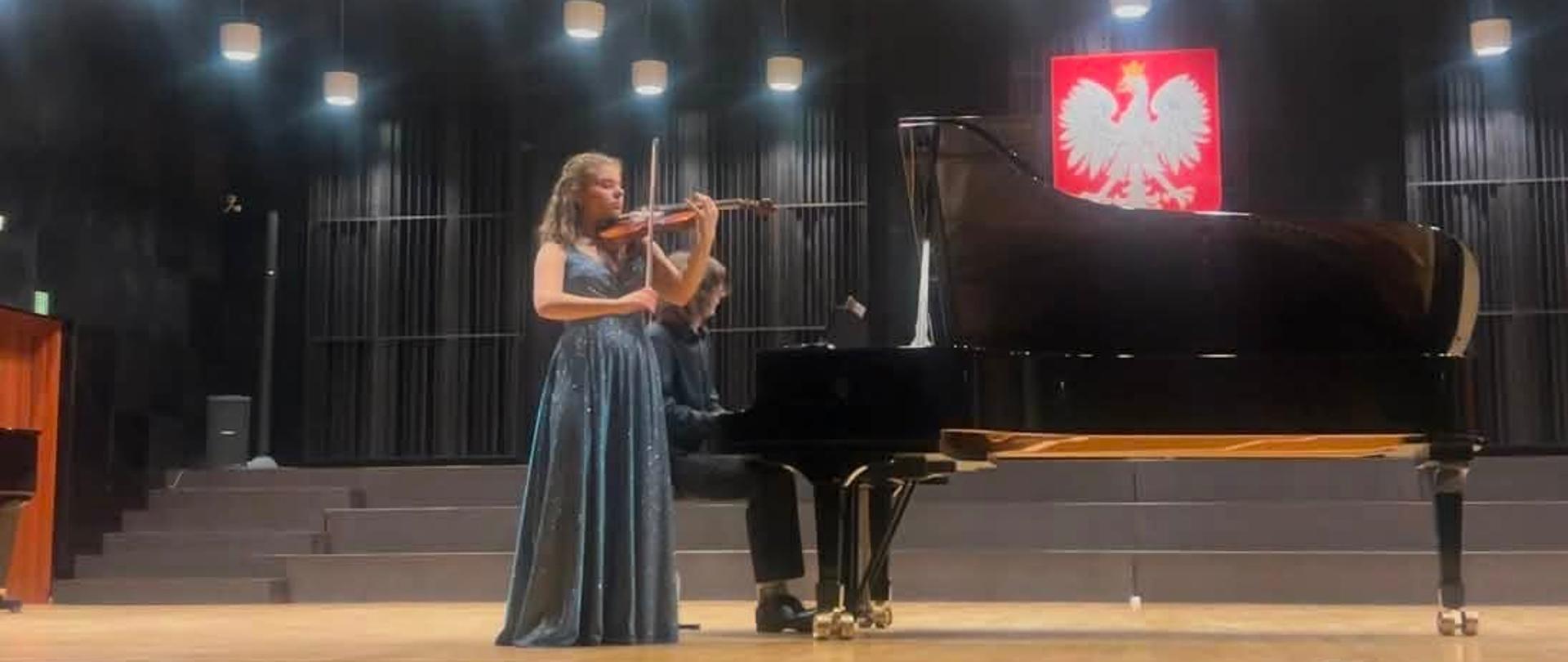 Julia Kalicka podczas konkursu