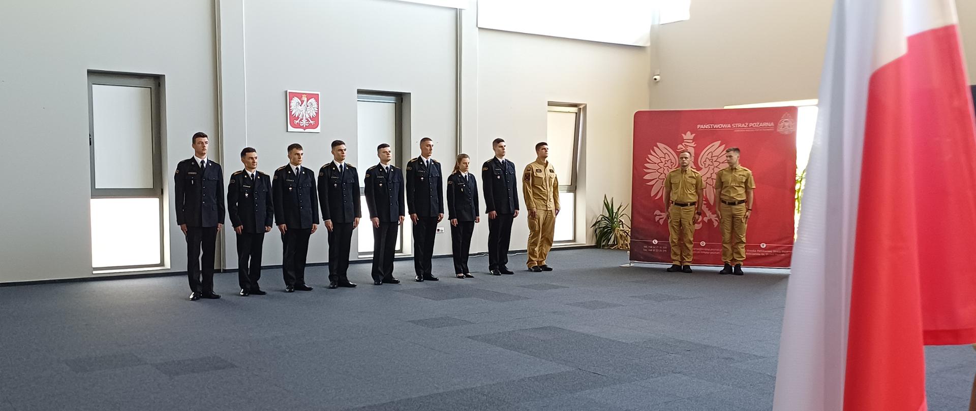 Powitanie nowych funkcjonariuszy KM PSP Poznań