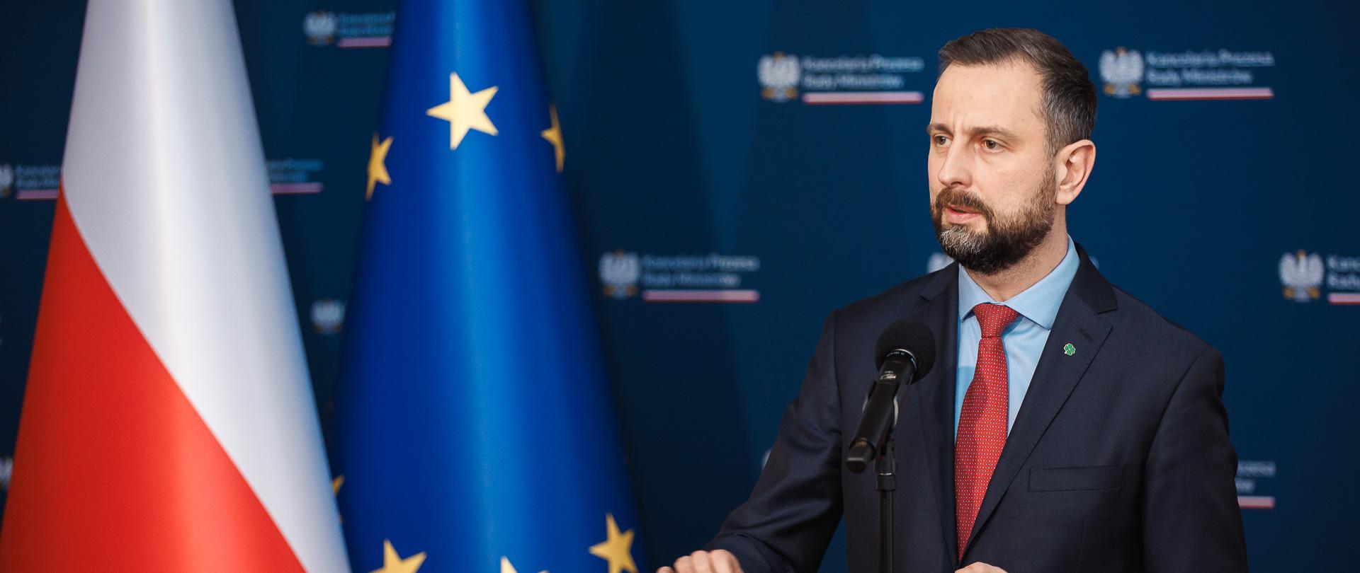 2024.02.09 Warszawa | Konferencja prasowa po posiedzeniu Międzyresortowego Zespołu do spraw Funduszu Kościelnego. Fot: Krystian Maj/KPRM