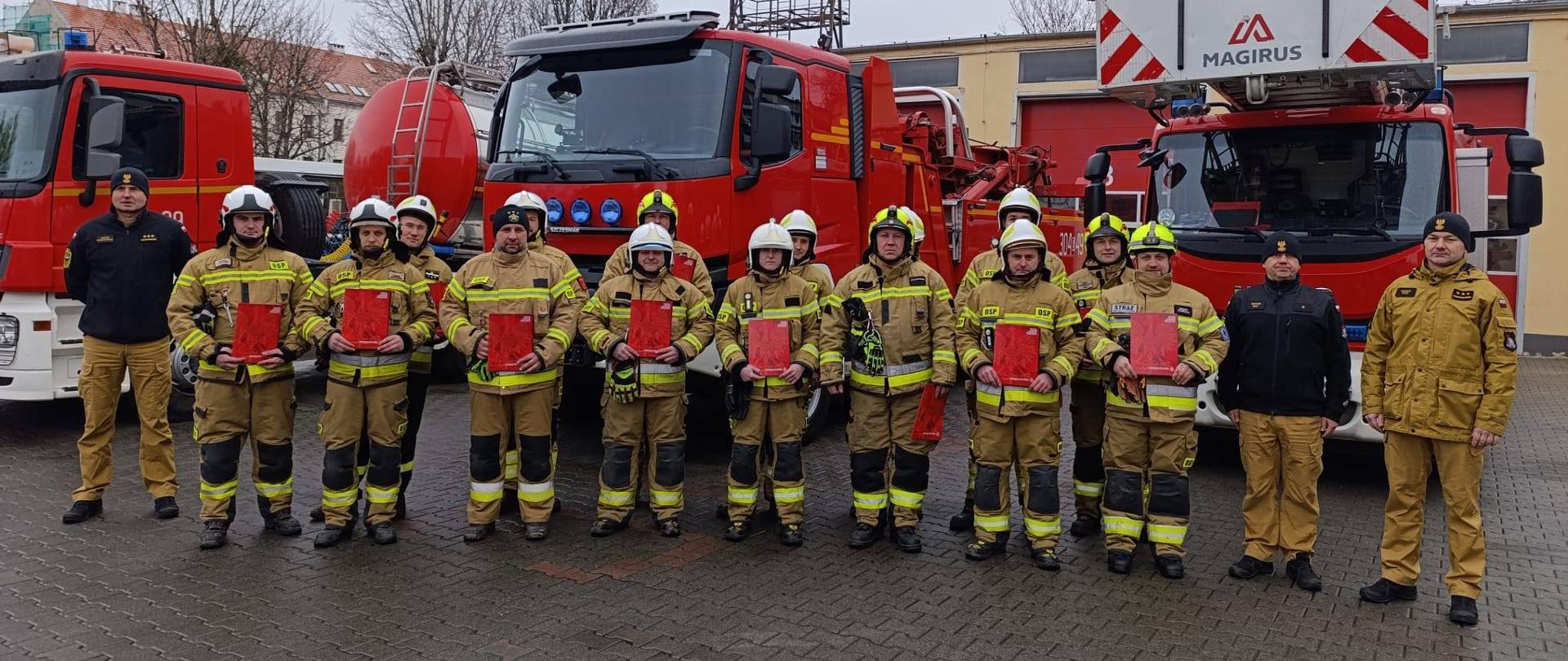 Egzamin końcowy szkolenia kierowcy-konserwatora sprzętu pożarniczego Ochotniczych Straży Pożarnych
