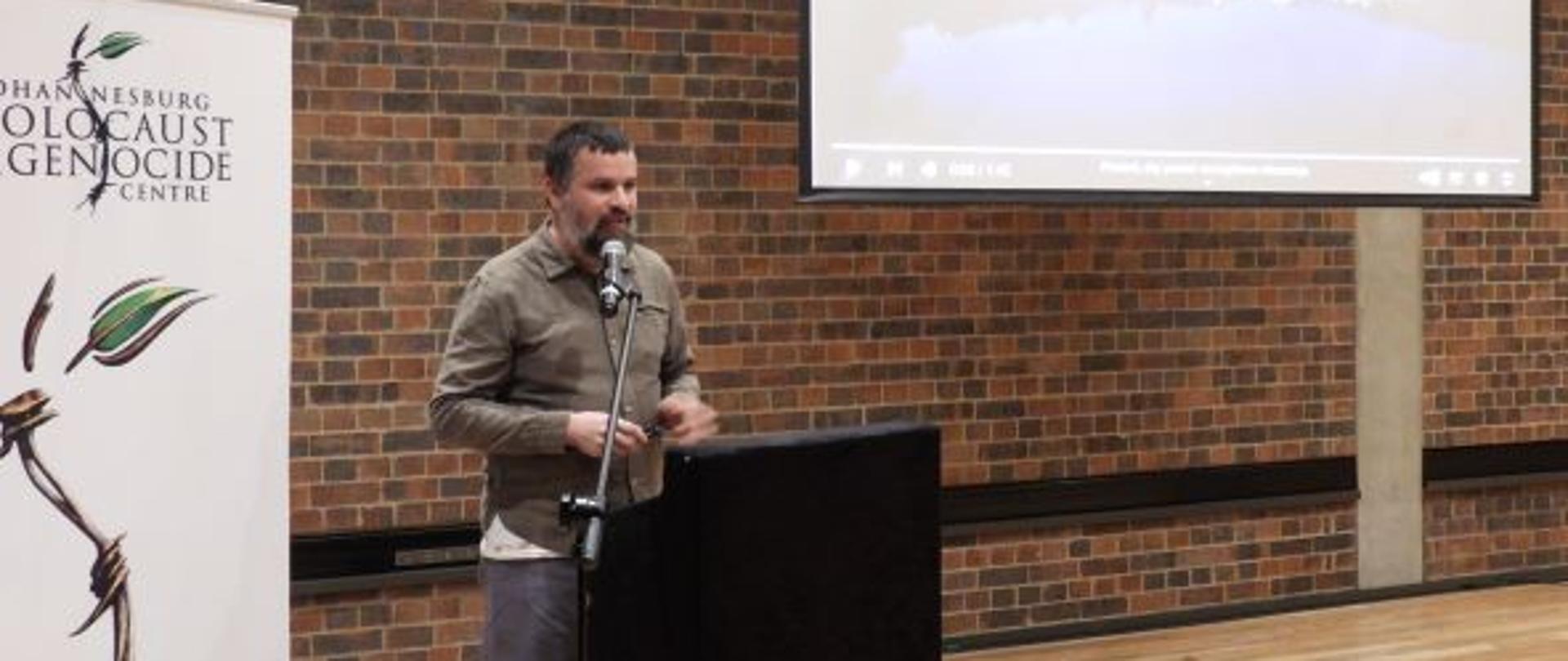 "The symbolism of Auschwitz" - Paweł Sawicki's lecture at the Johannesburg Holocaust & Genocide Centre 