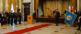 Uroczystość zdania obowiązków oraz powołanie Komendanta Miejskiego we Włocławku