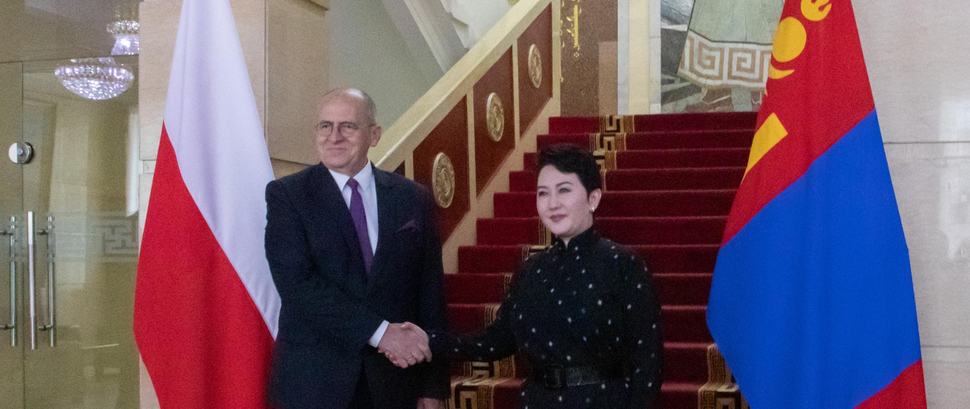 spotkanie z Minister Spraw Zagranicznych Batmunkh Battsetseg