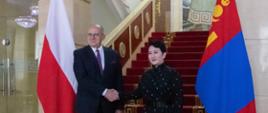 spotkanie z Minister Spraw Zagranicznych Mongolii