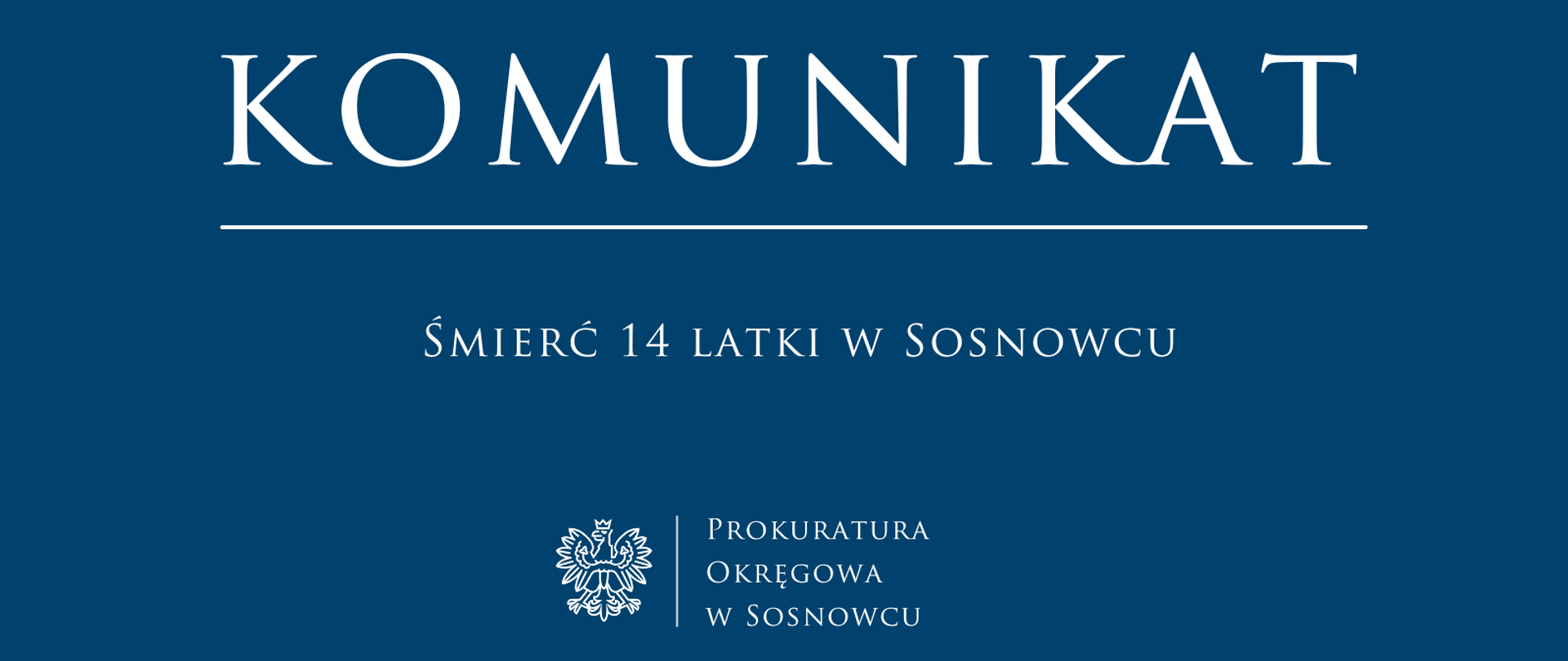 Śmierć 14 latki w Sosnowcu