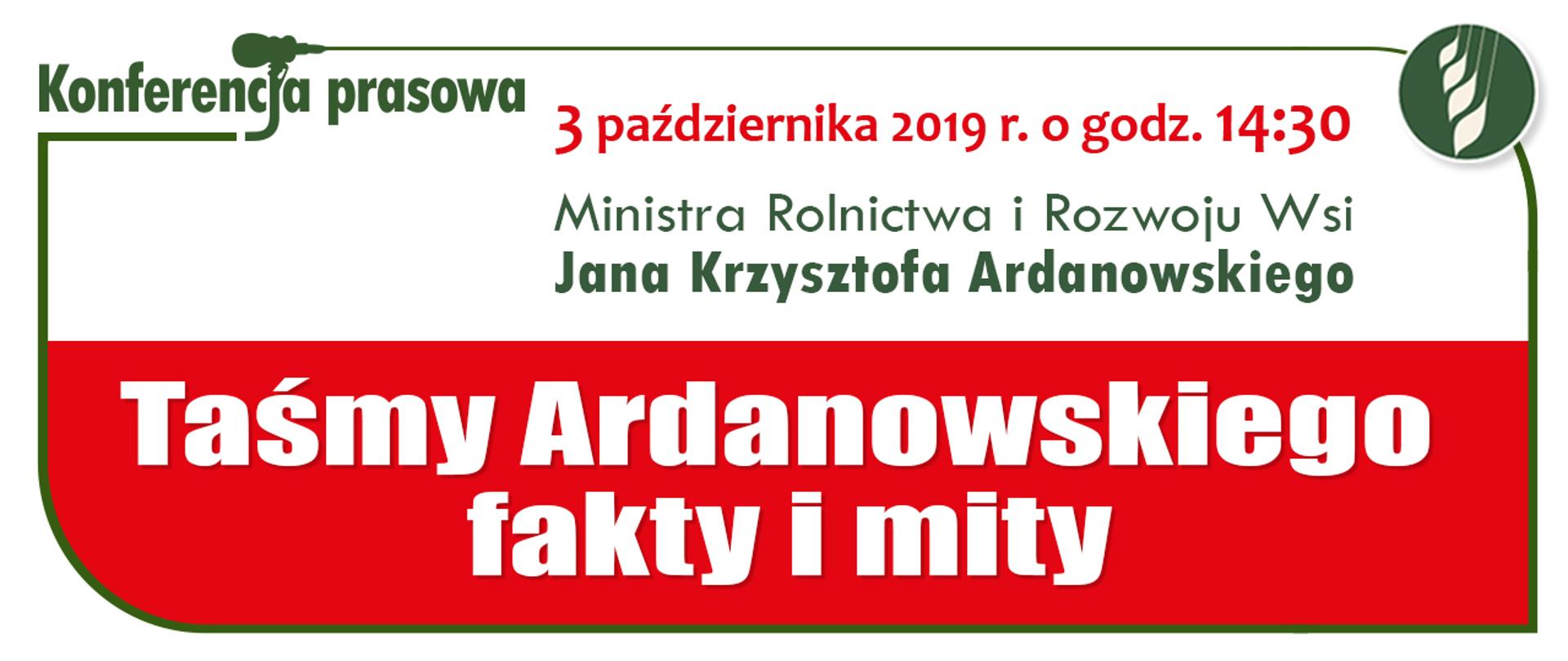 Zaproszenie na konferencję prasową