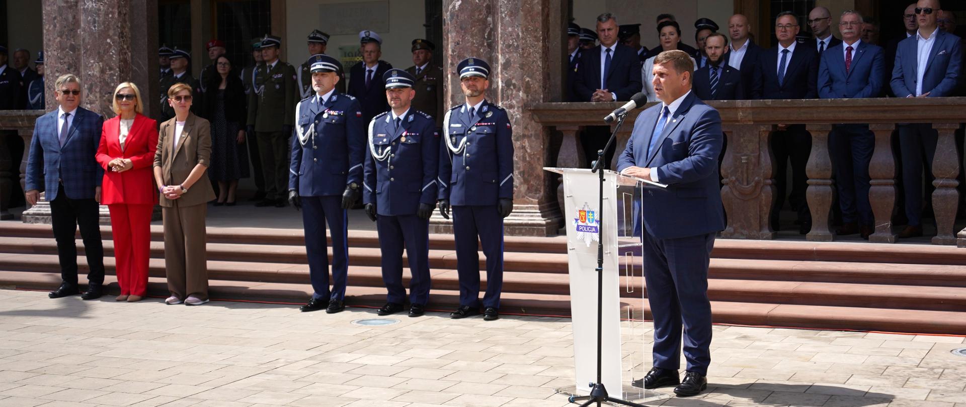 Obchody Święta Policji Komendy Miejskiej Policji w Kielcach.