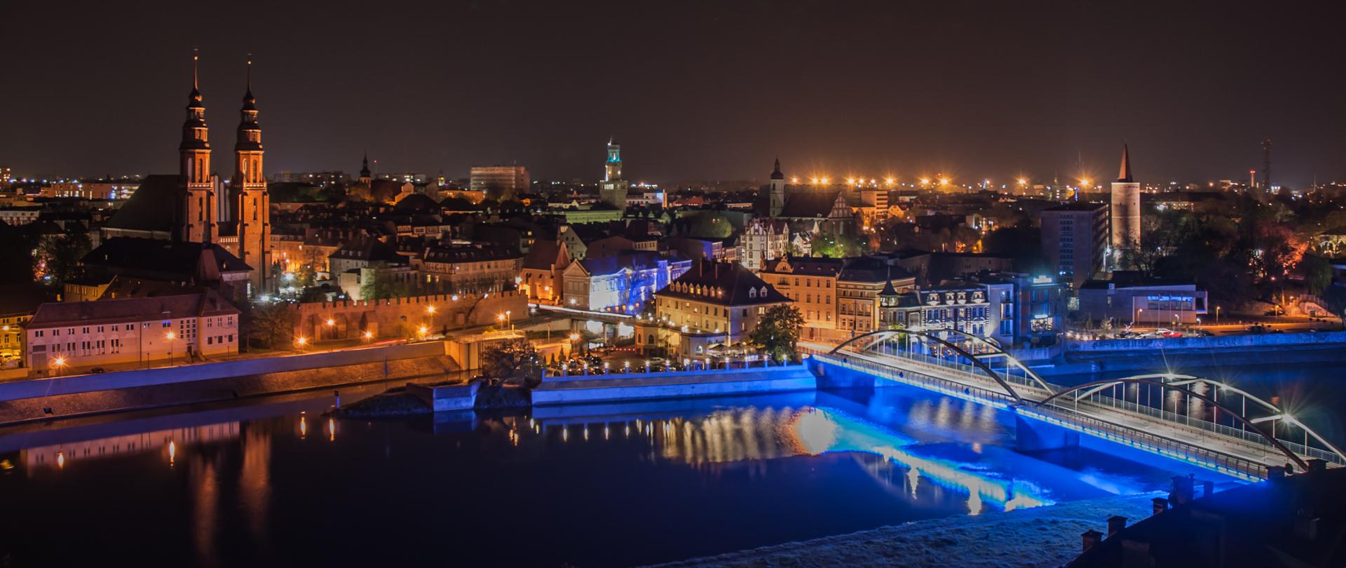 Wody Polskie w Gliwicach otworzył dla żeglugi nocnej odcinek Odrzańskiej Drogi Wodnej 