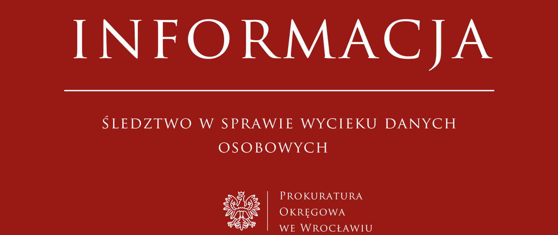 Śledztwo w sprawie wycieku danych osobowych w Wiszni Małej.