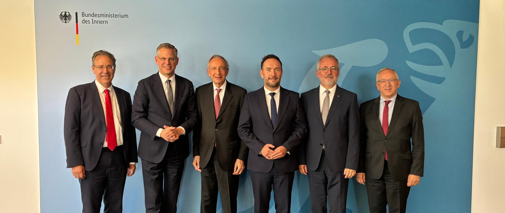 Co-chairs of the Polish-German Round Table with Władysław Teofil Bartoszewski