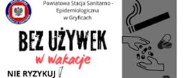 Na białym tle wakacje bez używek 
