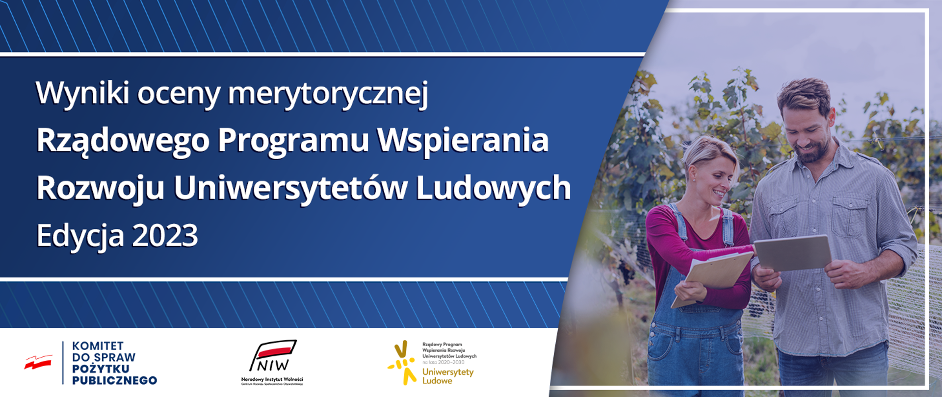 Rządowy Program Wspierania Rozwoju Uniwersytetów Ludowych Edycja 2023 - wyniki oceny merytorycznej