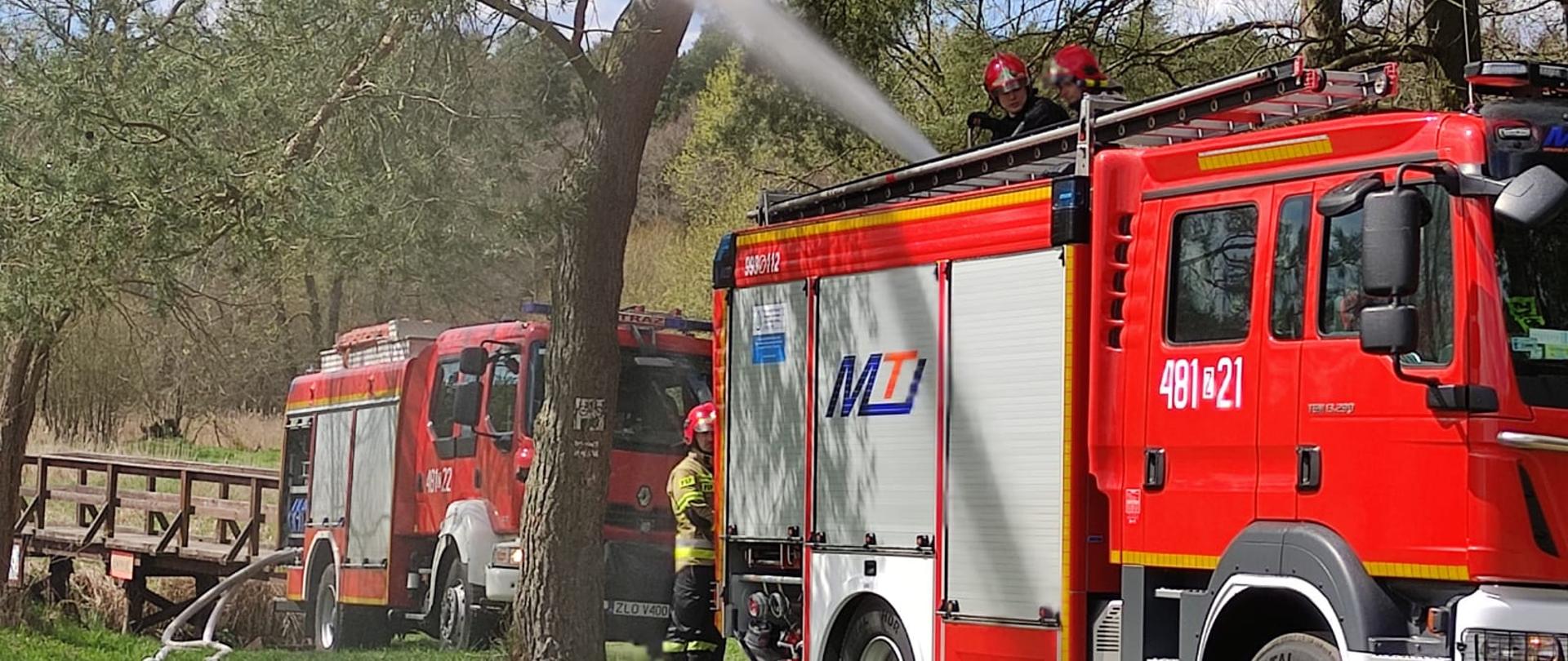 Ćwiczenia zgrywające zastępy gaśnicze