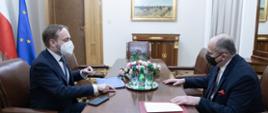 Minister Zbigniew Rau meets with Minister of Foreign Affairs of the Czech Republic Jakub Kulhánek 